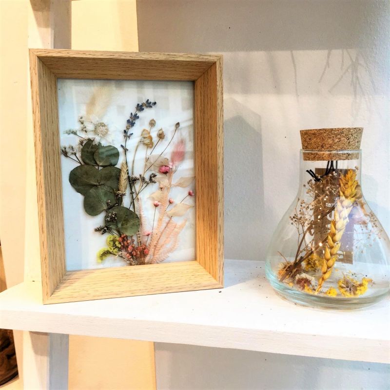 cadre fleurs séchées Pauline