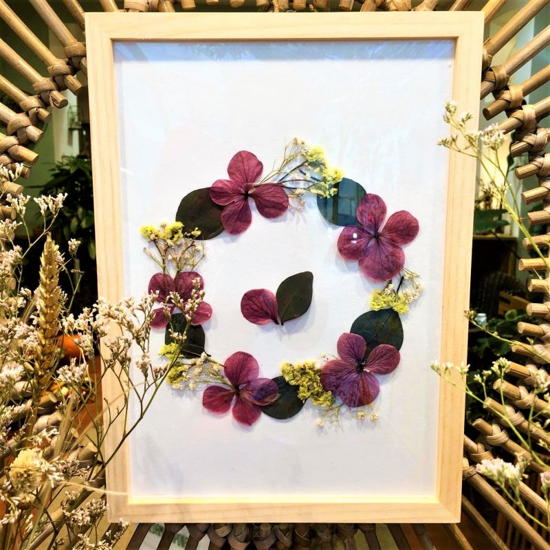 cadre fleurs séchées Apolline 2