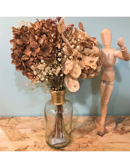 vase au bouchon doré