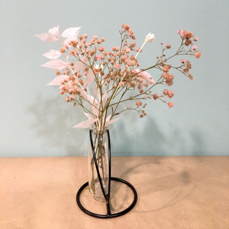 eprouvette et support et bouquet sec 2